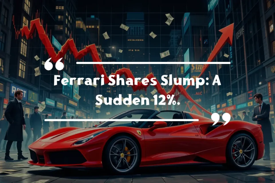 Ferrari Shares Slump A Sudden 12%.